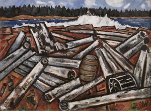 Embâcle, baie de Penobscot, 1940-41 - Marsden Hartley